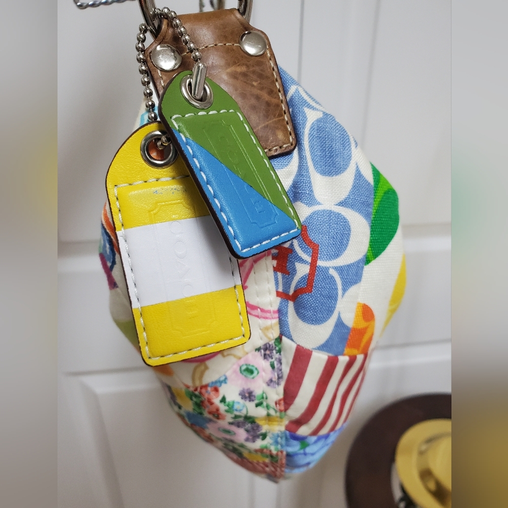 Coach Hamptoms Patchwork Hobo Bag - Picture 7 of 17